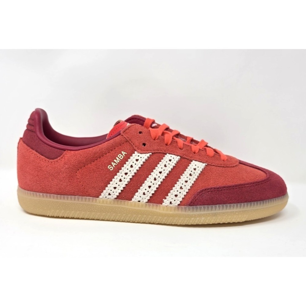 Adidas Samba OG Special Edition Valentines Day Red-JS3526-Youth 5/Women's 6 NWB - Picture 9 of 10